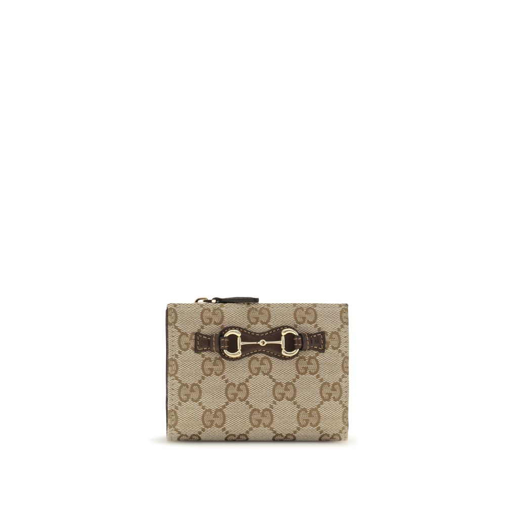 Gucci | Brown Cotton Wallet