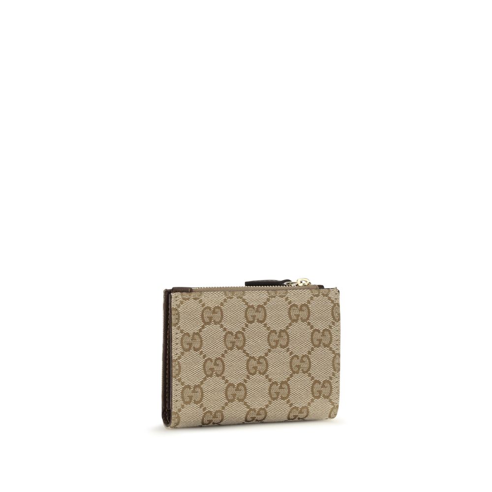 Gucci | Brown Cotton Wallet