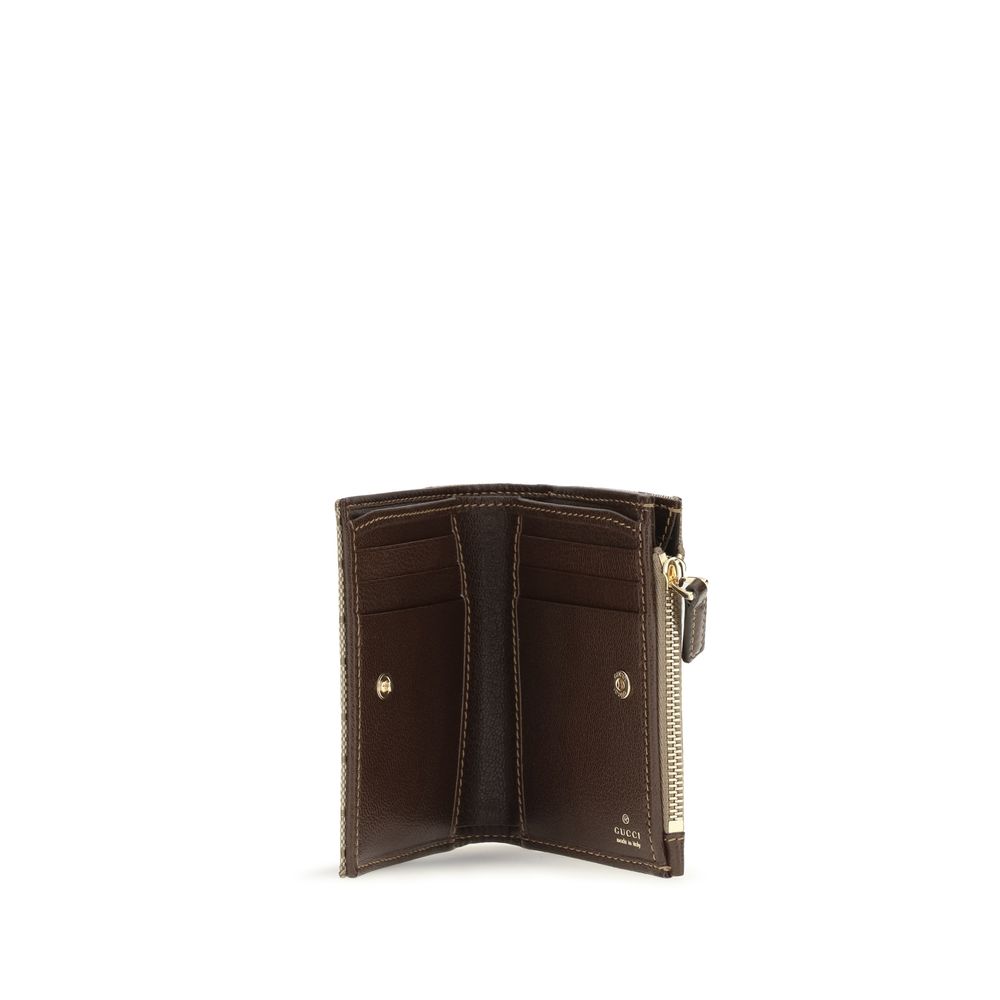 Gucci | Brown Cotton Wallet
