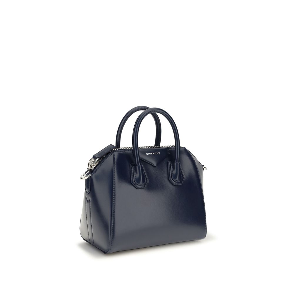 Givenchy | Blue Calf Leather Bos Taurus Handbag