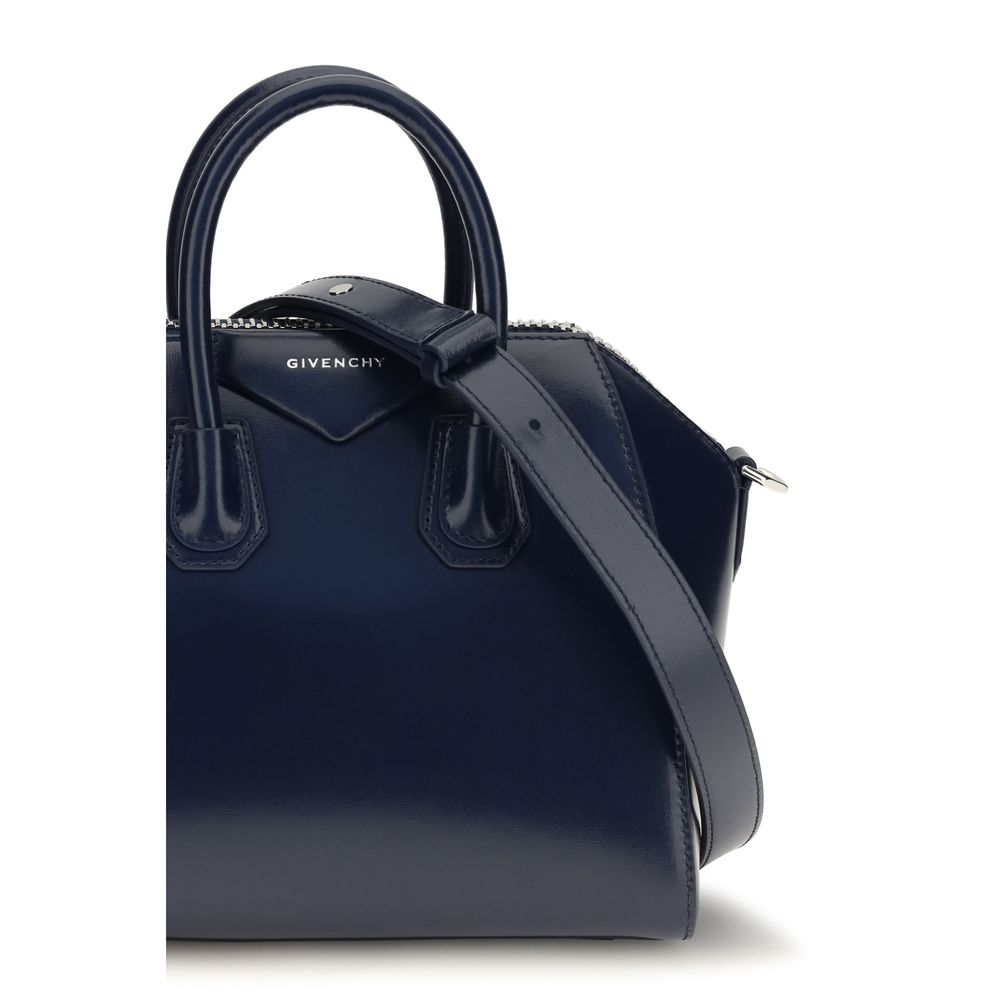 Givenchy | Blue Calf Leather Bos Taurus Handbag