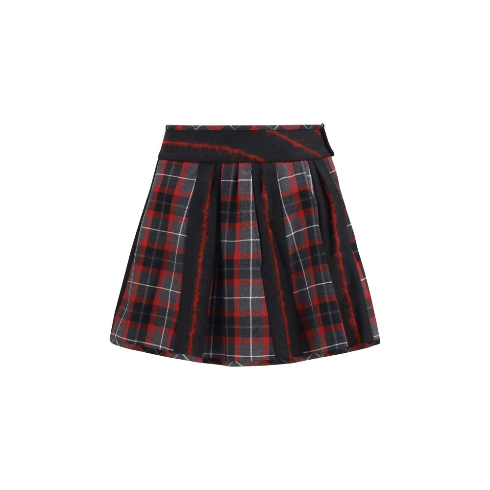 Vivienne Westwood | Red Wool Oves Aries Mini Skirt