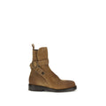 Burberry | Brown Calf Leather Bos Taurus Lace-Up Boots