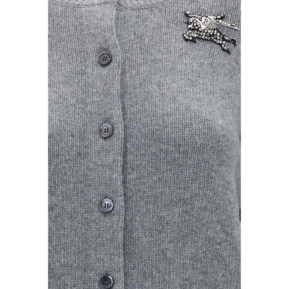 Burberry | Gray Wool Oves Aries Cardigan