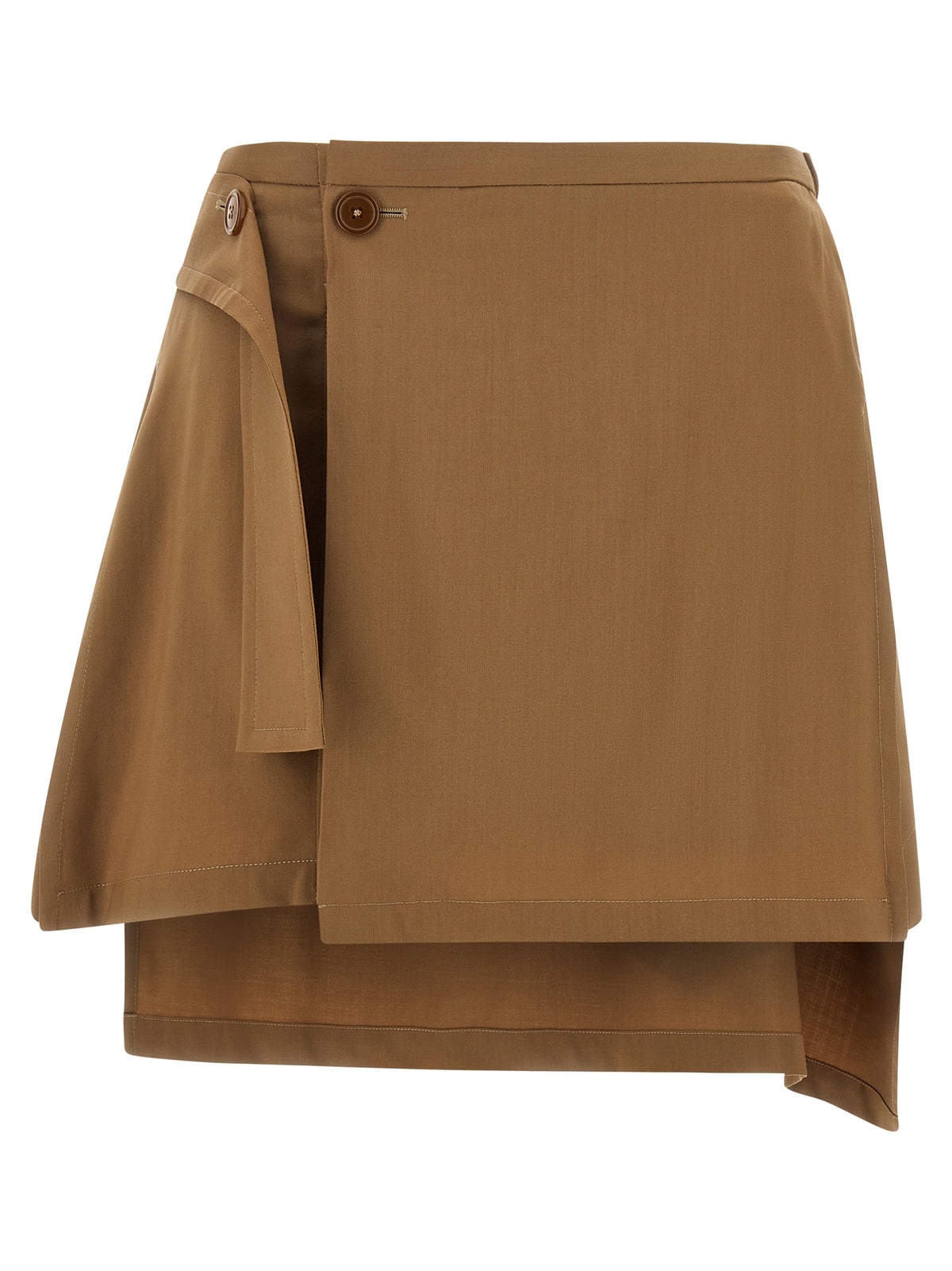 Vivienne Westwood | Brown Virgin Wool Long Skirt