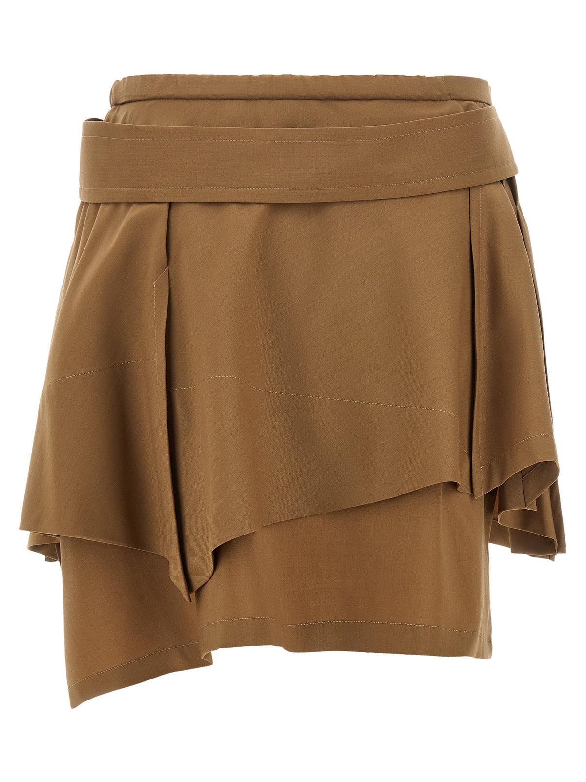 Vivienne Westwood | Brown Virgin Wool Long Skirt