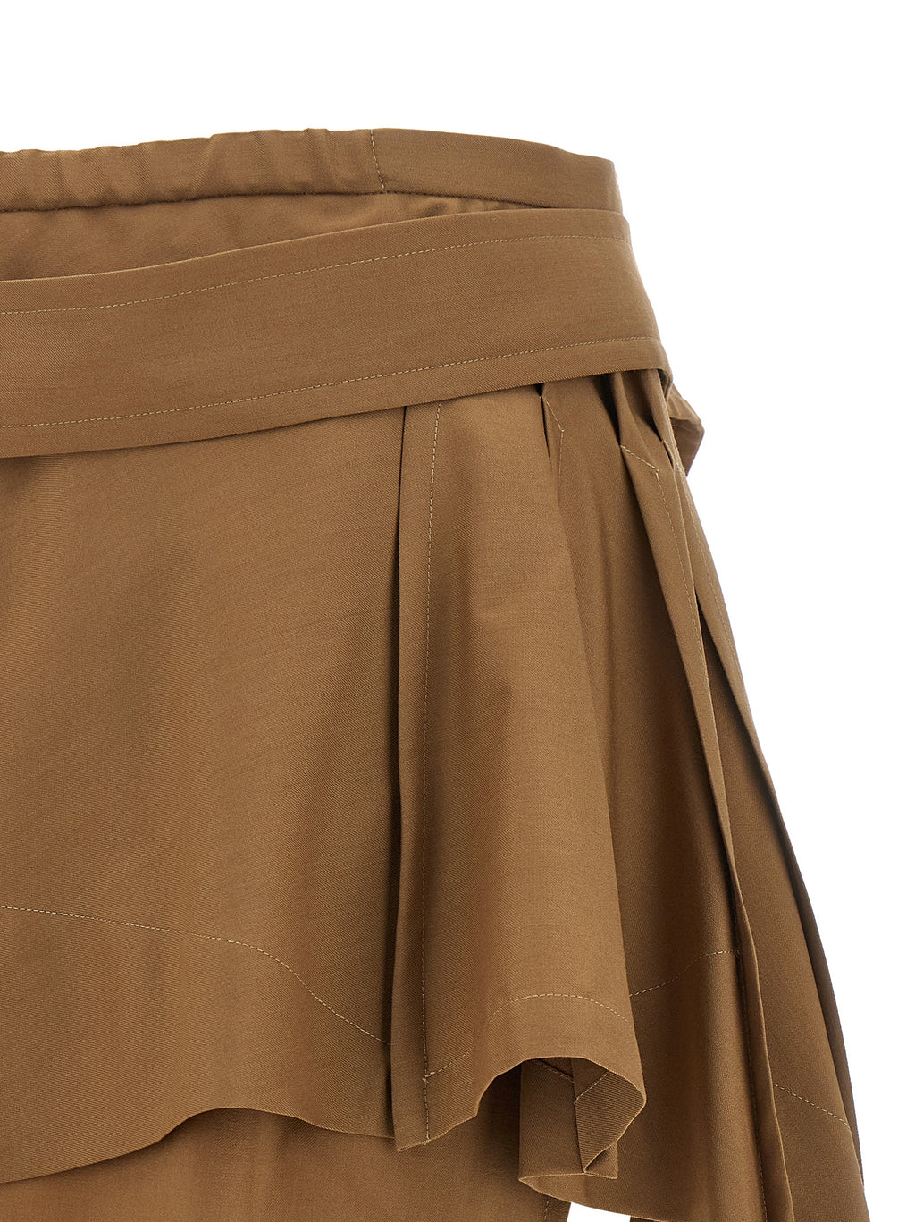 Vivienne Westwood | Brown Virgin Wool Long Skirt