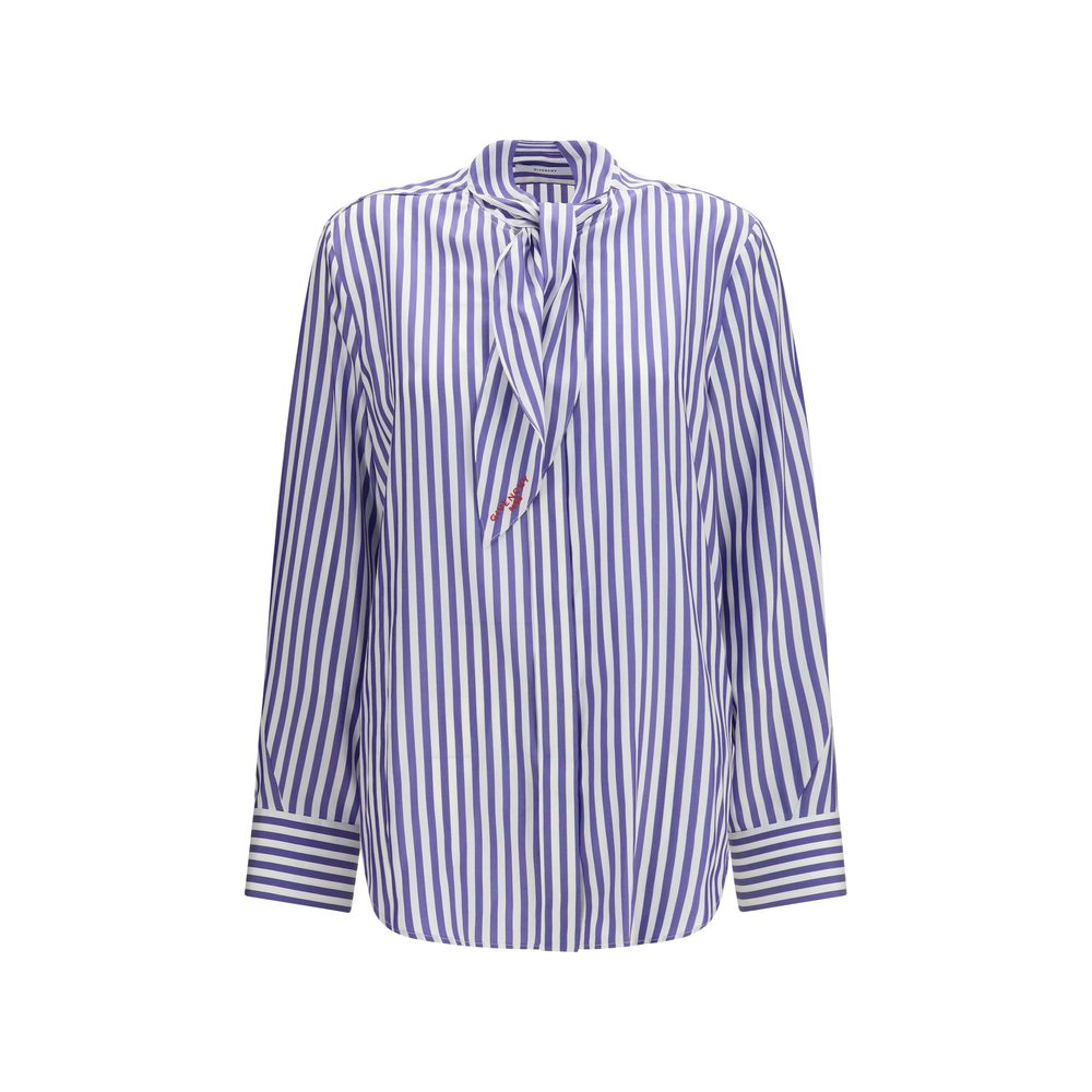 Givenchy | Blue Silk Pattern Shirt