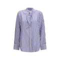 Givenchy | Blue Silk Pattern Shirt