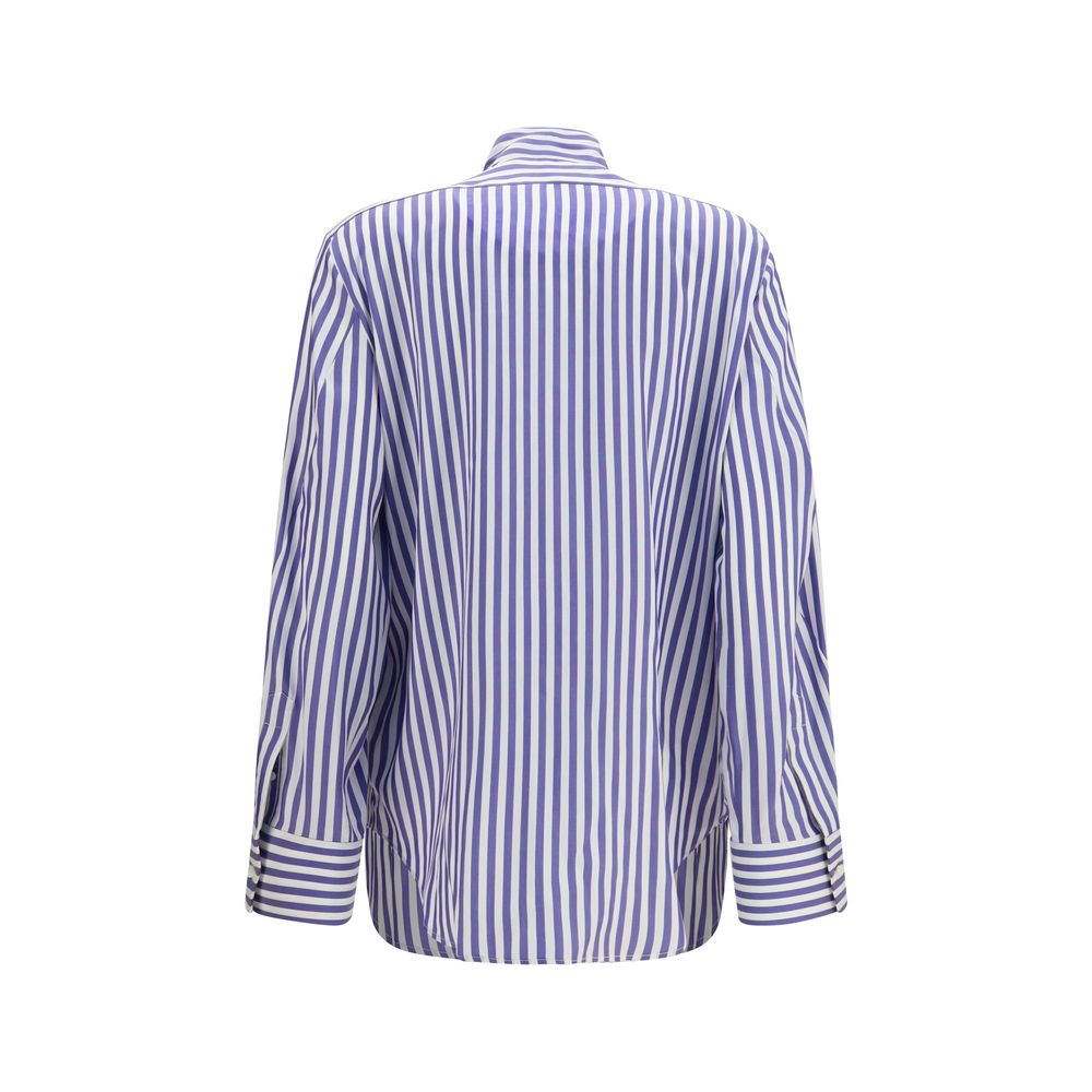 Givenchy | Blue Silk Pattern Shirt