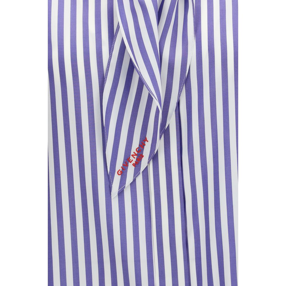 Givenchy | Blue Silk Pattern Shirt