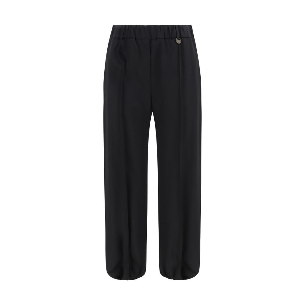 Burberry | Black Wool Oves Aries Joggers (Workout Pants)