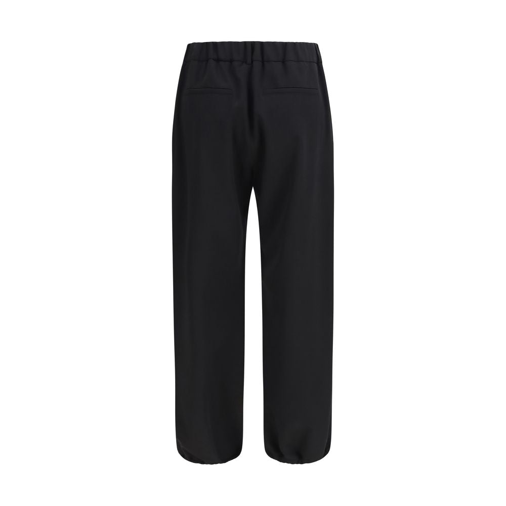 Burberry | Black Wool Oves Aries Joggers (Workout Pants)