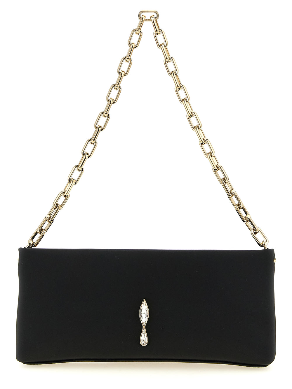Christian Louboutin | Black Elastane Clutch Bag
