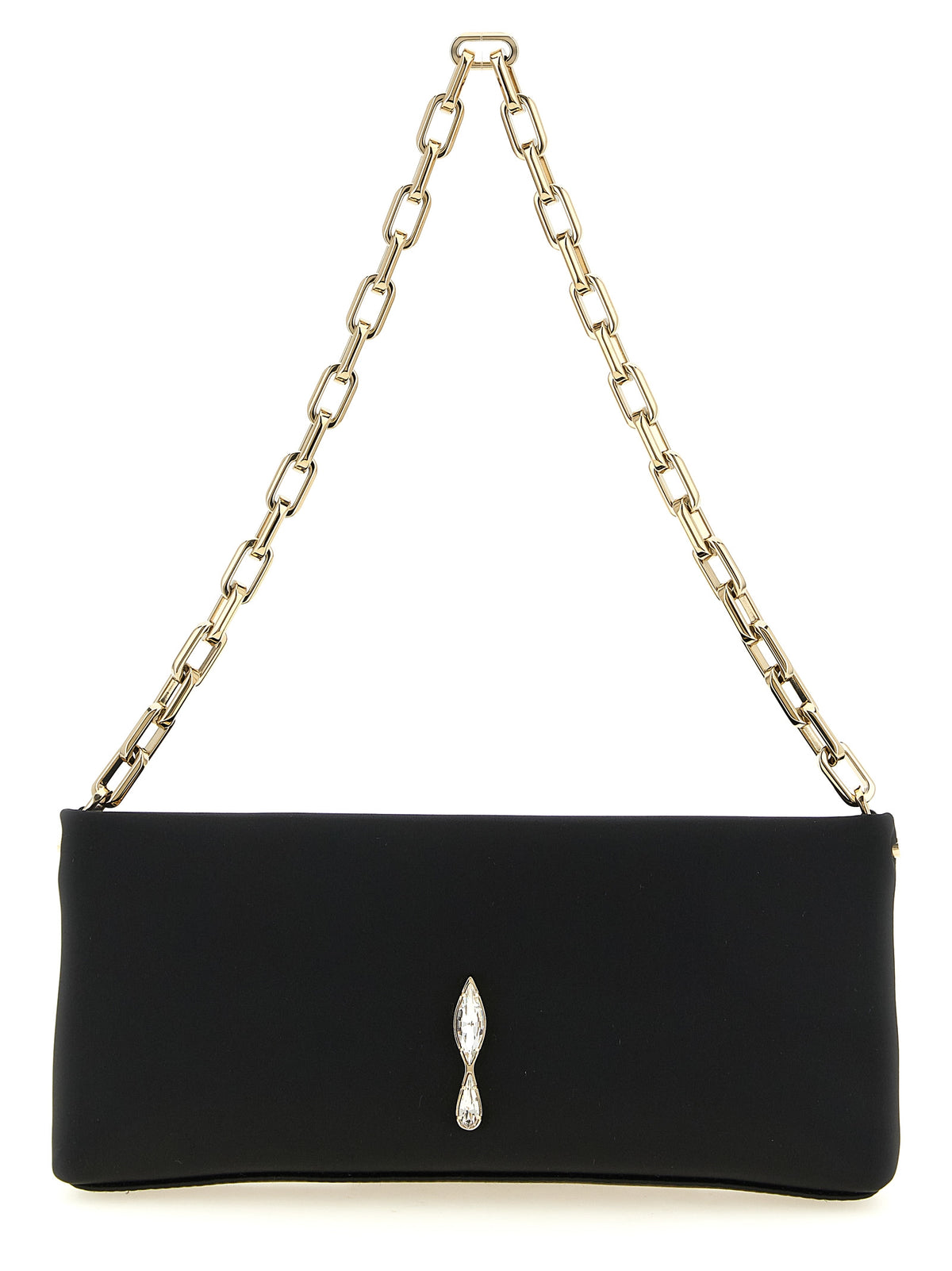Christian Louboutin | Black Elastane Clutch Bag