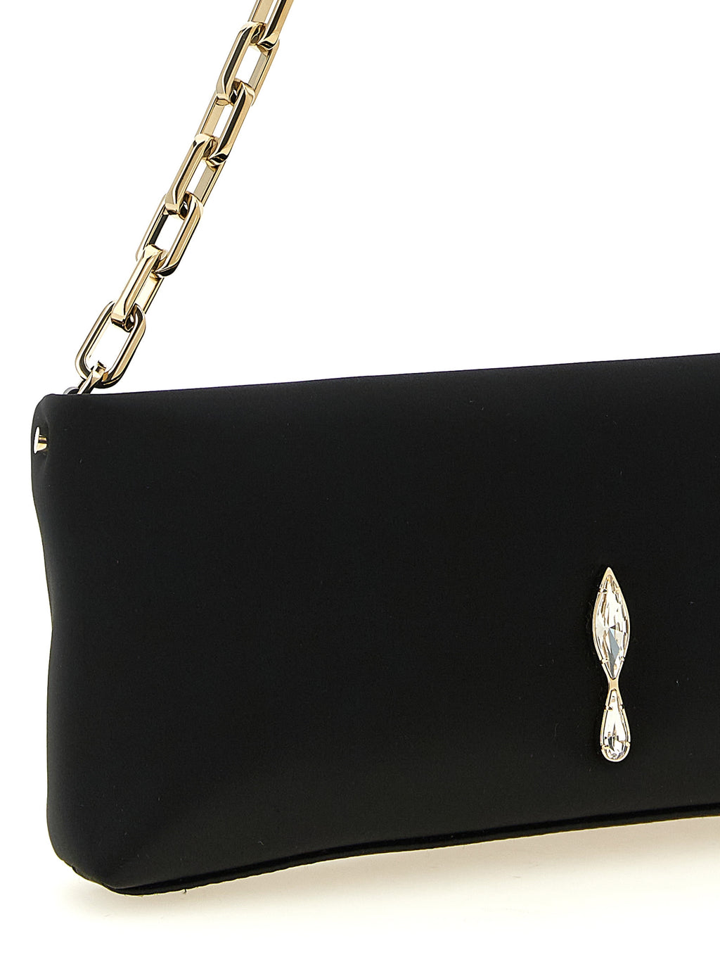 Christian Louboutin | Black Elastane Clutch Bag