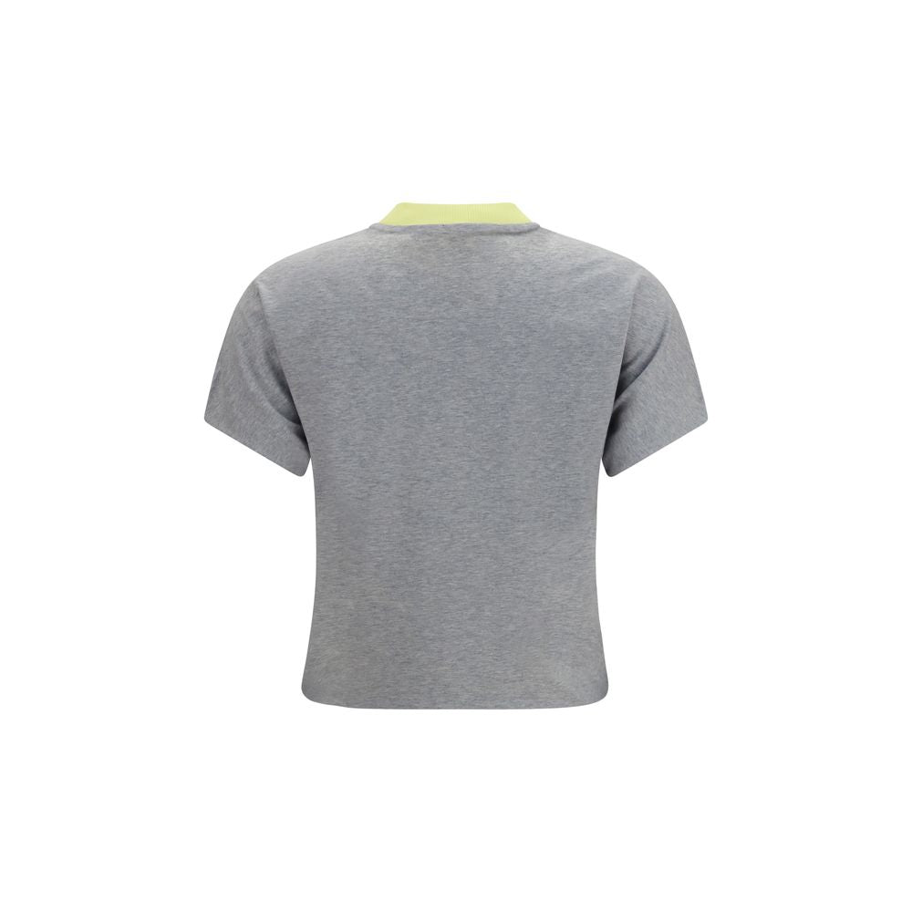 Versace | Gray Cotton T-Shirt