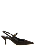 Dolce & Gabbana | Brown Goatskin Mid Heel Pumps