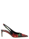 Dolce & Gabbana | Multicolor Calfskin Mid Heel Pumps