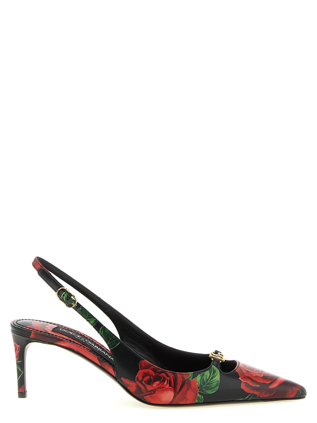 Dolce & Gabbana | Multicolor Calfskin Mid Heel Pumps