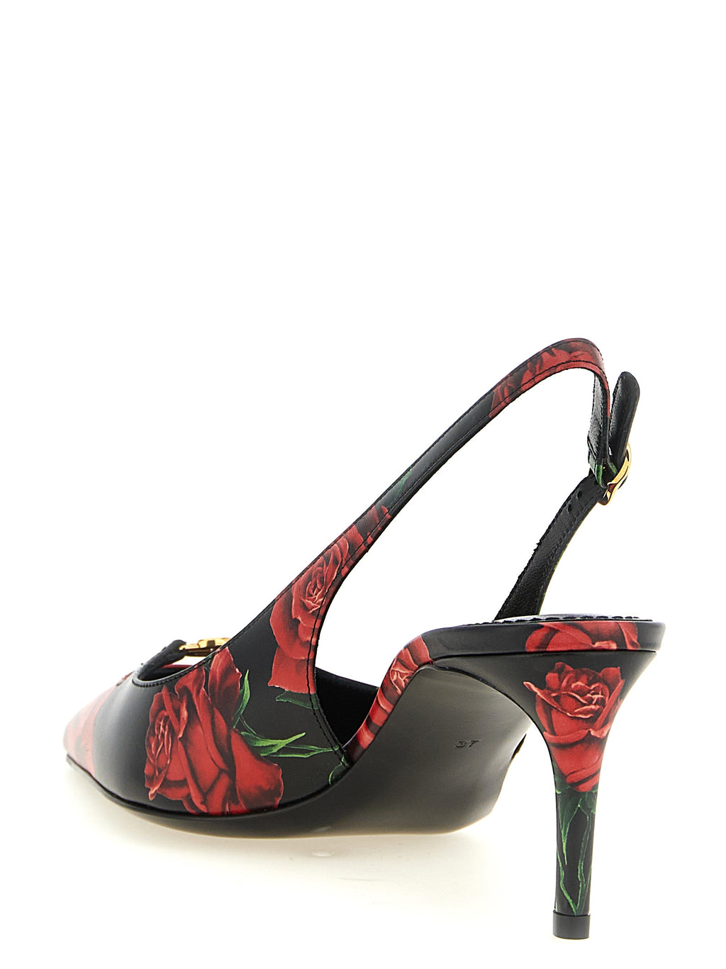 Dolce & Gabbana | Multicolor Calfskin Mid Heel Pumps