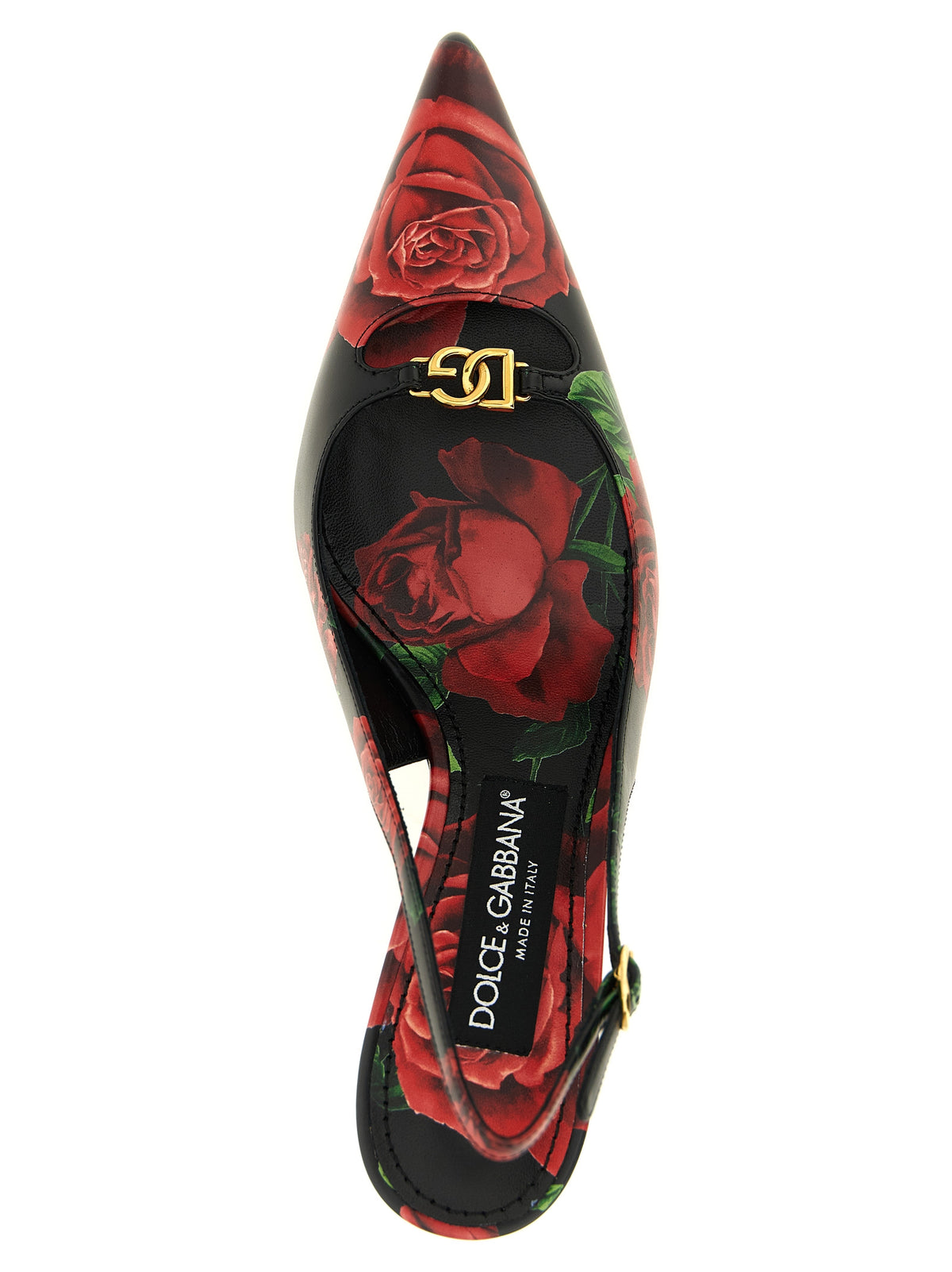 Dolce & Gabbana | Multicolor Calfskin Mid Heel Pumps