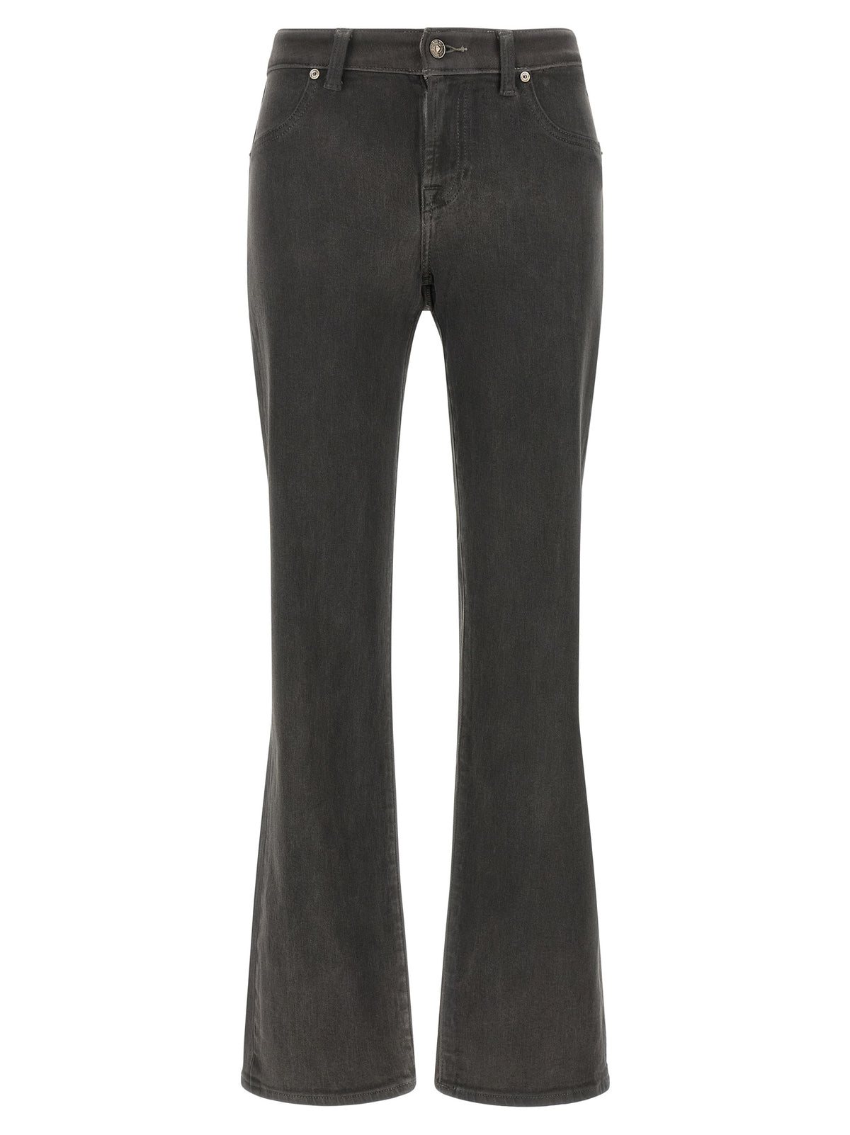 7 For All Mankind | Gray Straight-Leg Jeans