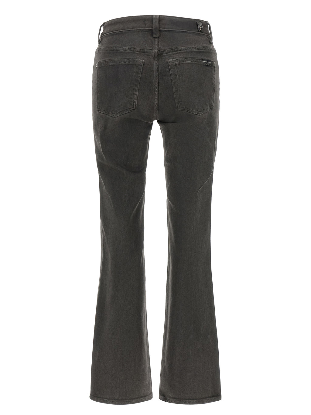 7 For All Mankind | Gray Straight-Leg Jeans
