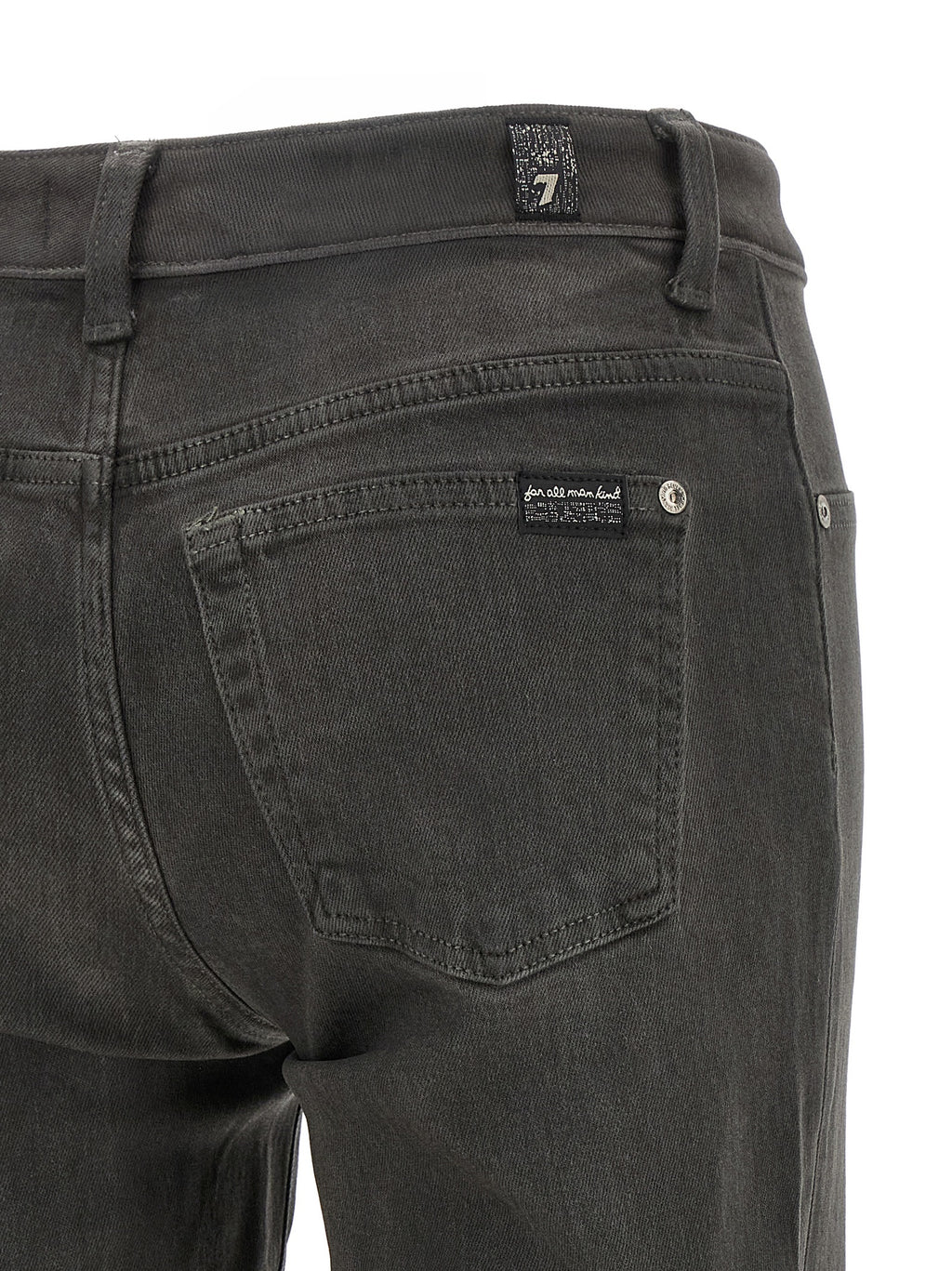 7 For All Mankind | Gray Straight-Leg Jeans
