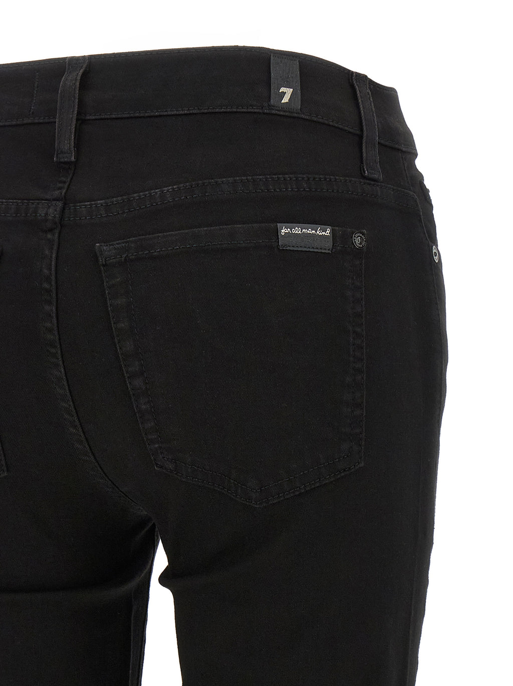 7 For All Mankind | Black Skinny Jeans