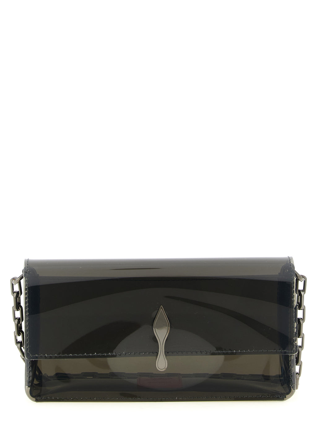 Christian Louboutin | Black Pvc Clutch Bag