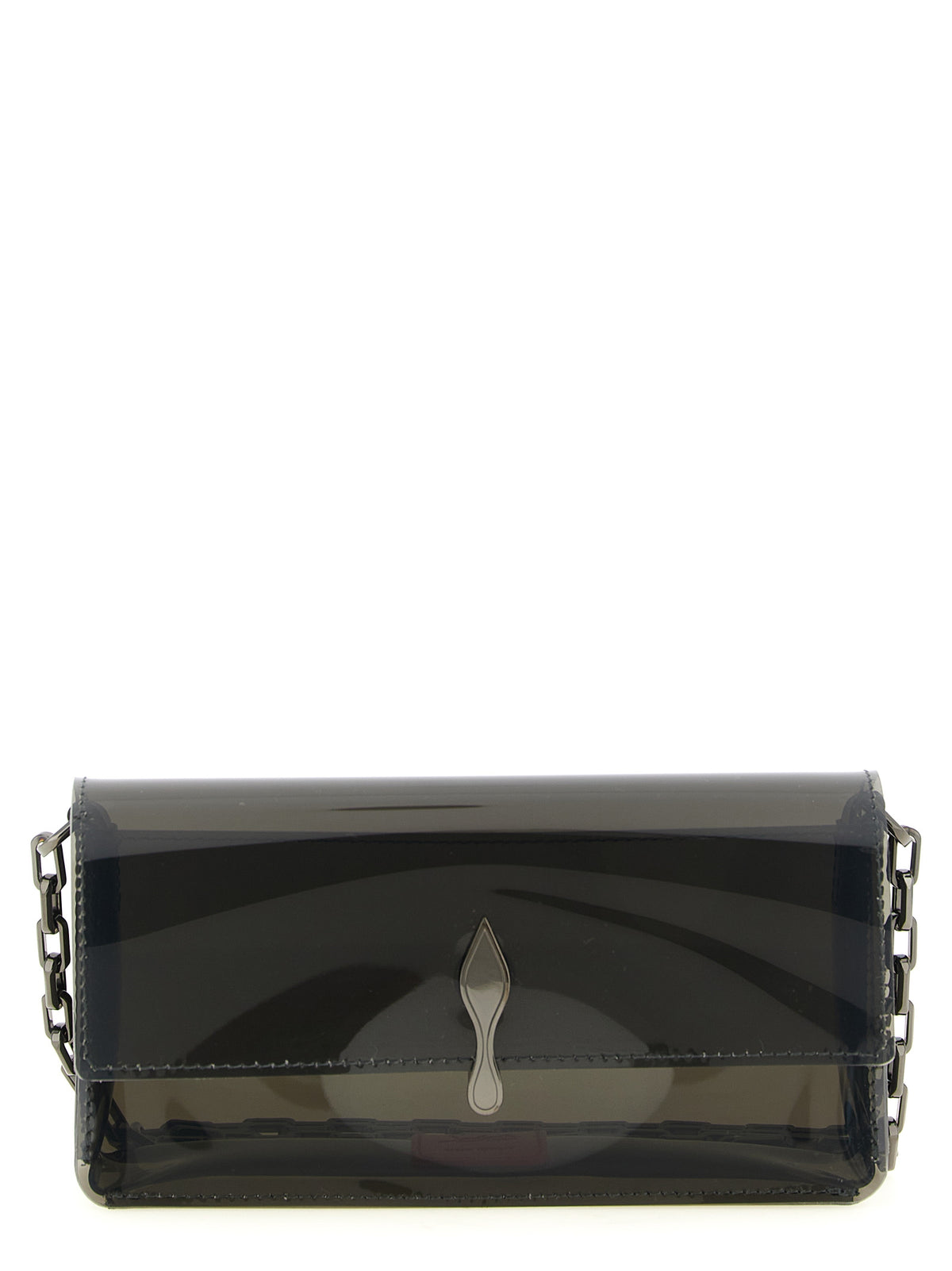 Christian Louboutin | Black Pvc Clutch Bag