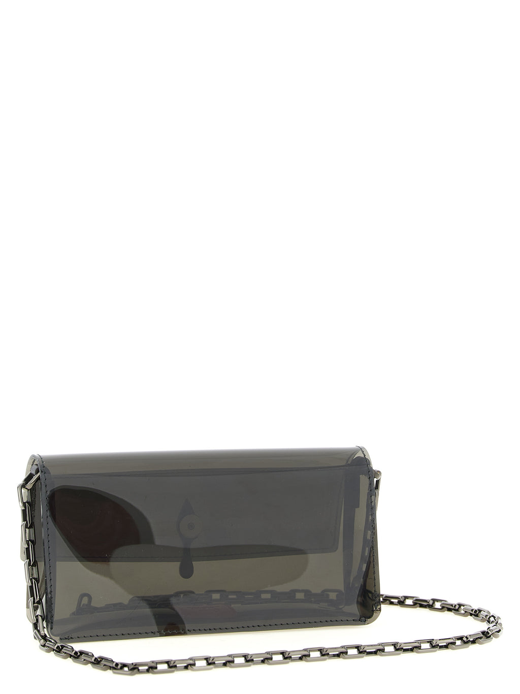 Christian Louboutin | Black Pvc Clutch Bag