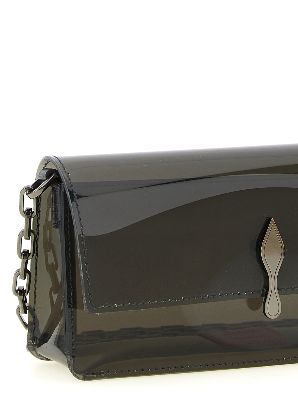 Christian Louboutin | Black Pvc Clutch Bag