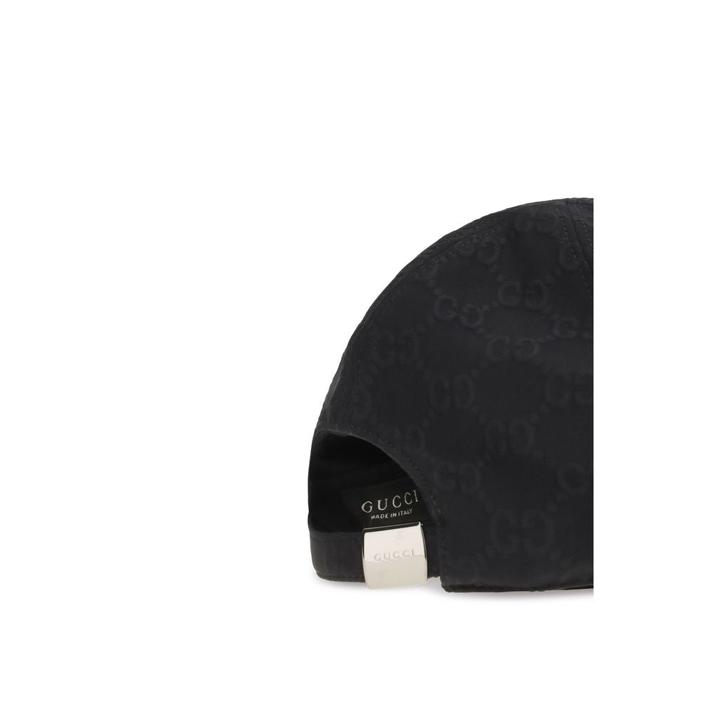 Gucci | Black Cotton Cap (Baseball Hat)