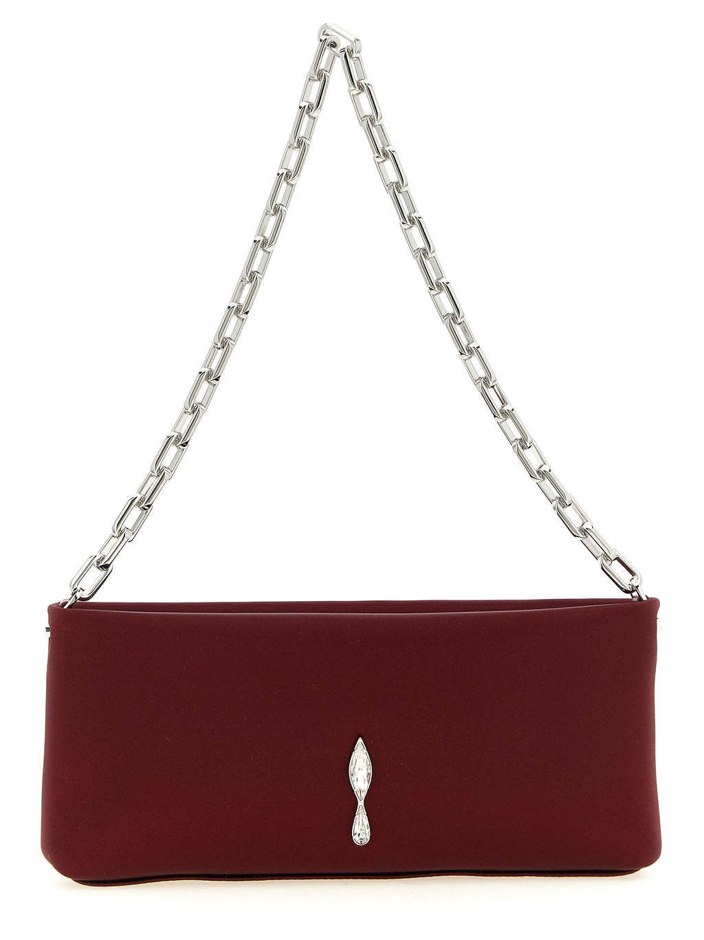Christian Louboutin | Bordeaux Elastane Clutch Bag