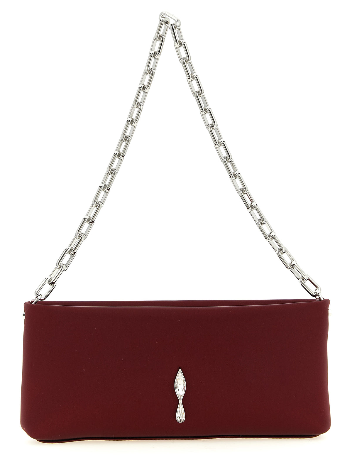 Christian Louboutin | Bordeaux Elastane Clutch Bag