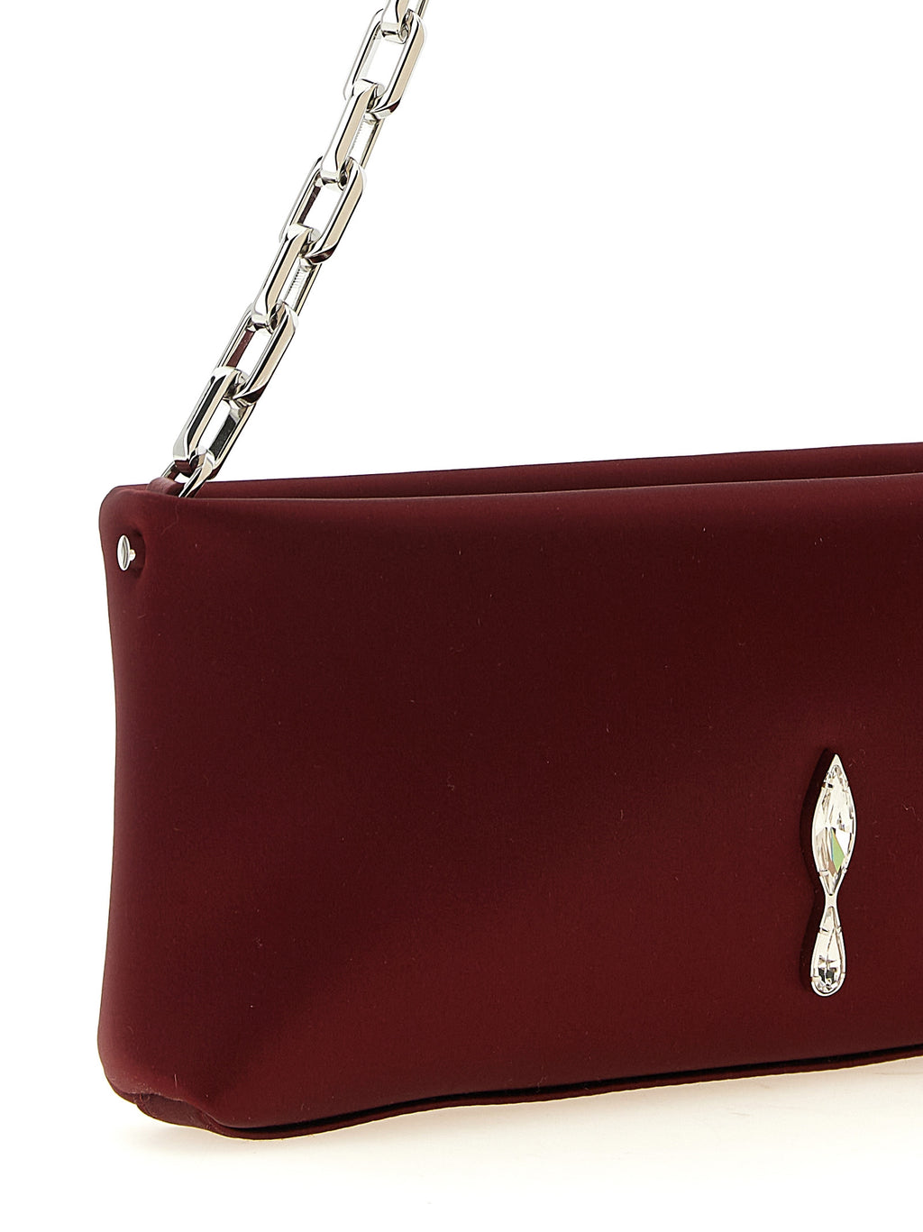 Christian Louboutin | Bordeaux Elastane Clutch Bag