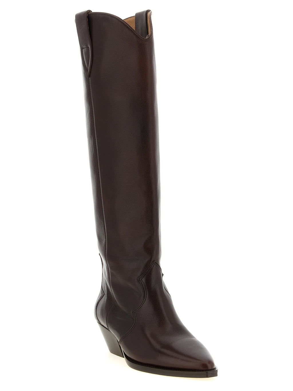 Isabel Marant | Bordeaux Cowhide Chelsea Boots