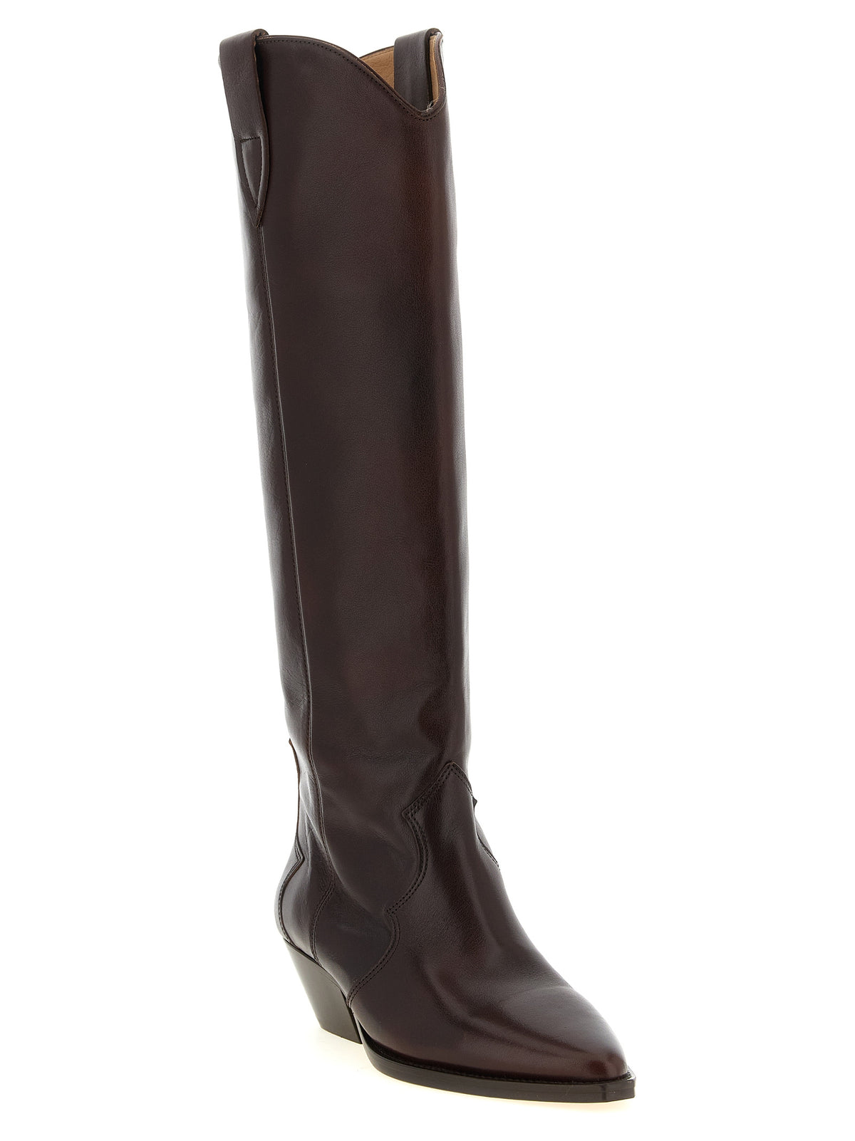 Isabel Marant | Bordeaux Cowhide Chelsea Boots