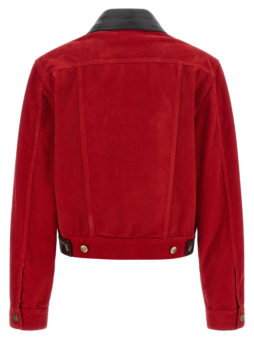 Versace | Red Cotton Full-Length Jacket