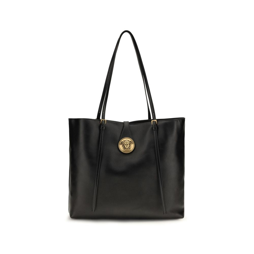 Versace | Black Lamb Ovis Aries Shoulder Bag