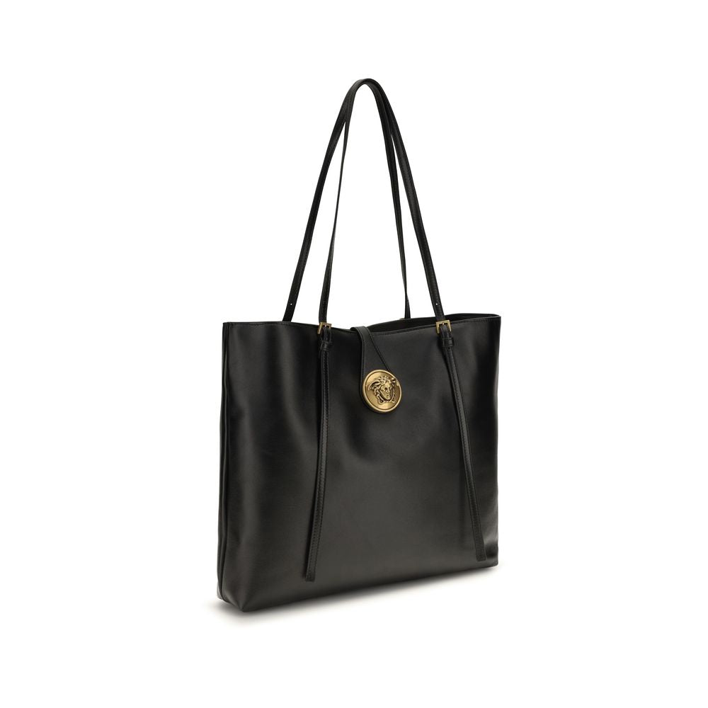 Versace | Black Lamb Ovis Aries Shoulder Bag