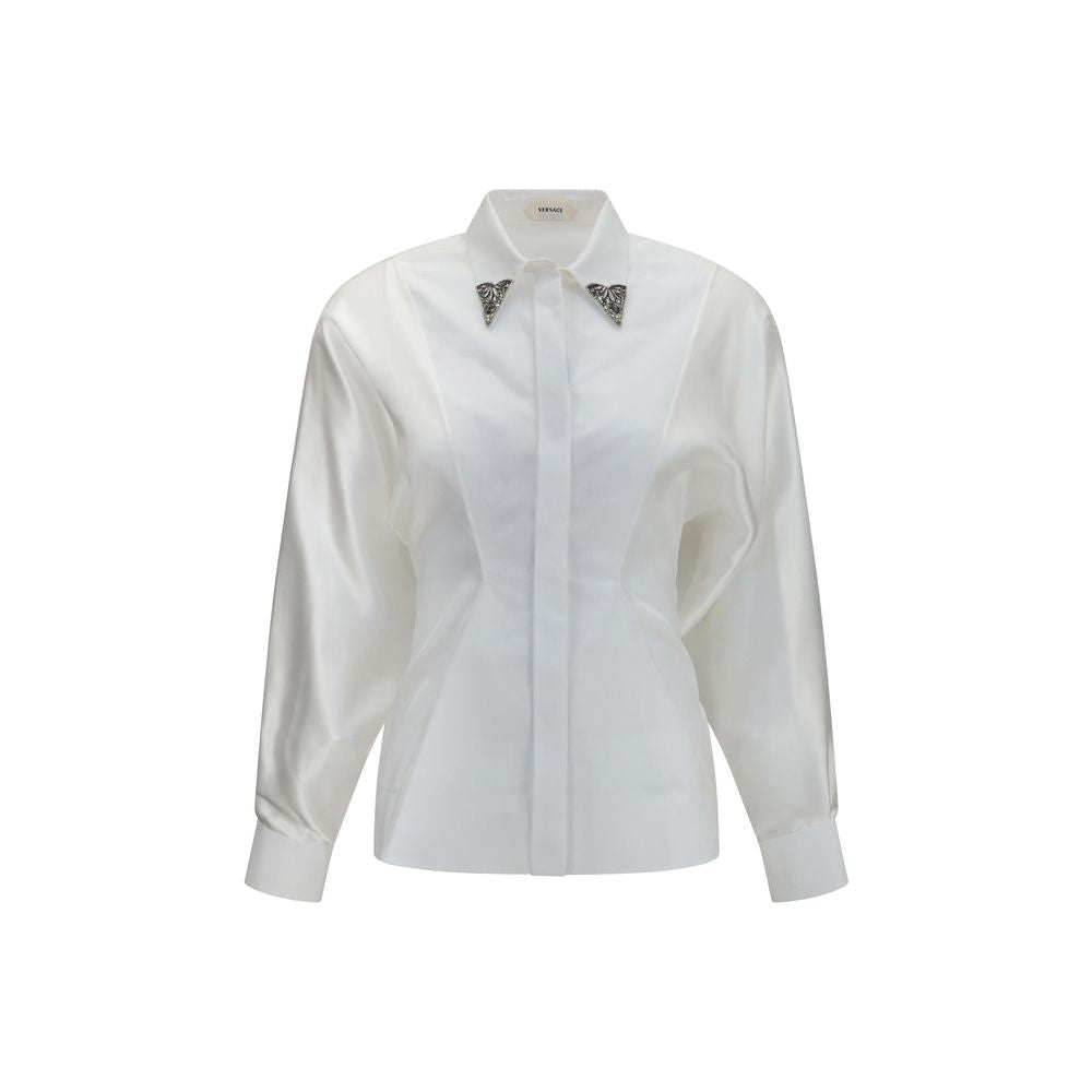 Versace | White Cotton Dress Shirt
