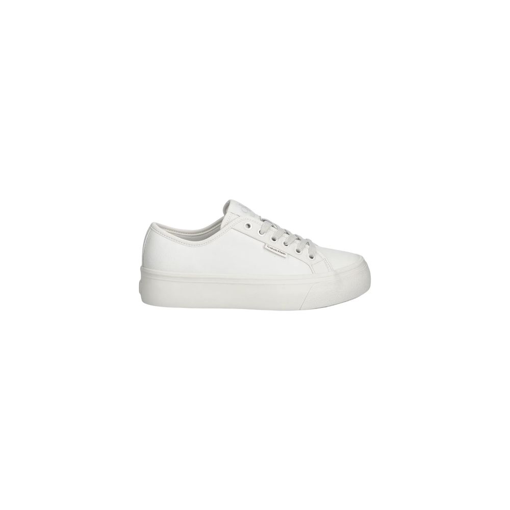 Calvin Klein Jeans | White Leather Sneakers