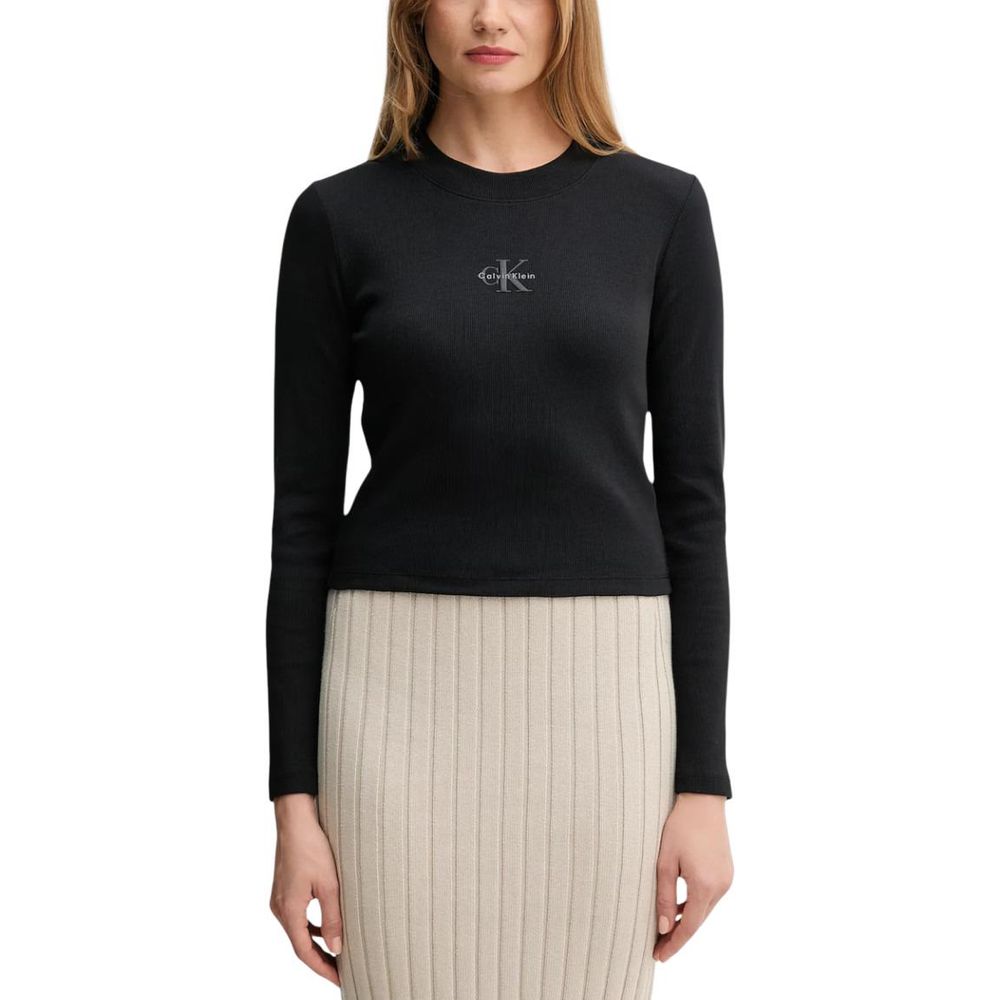 Calvin Klein Jeans | Black Cotton Long Sleeve T-Shirt