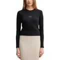 Calvin Klein Jeans | Black Cotton Long Sleeve T-Shirt