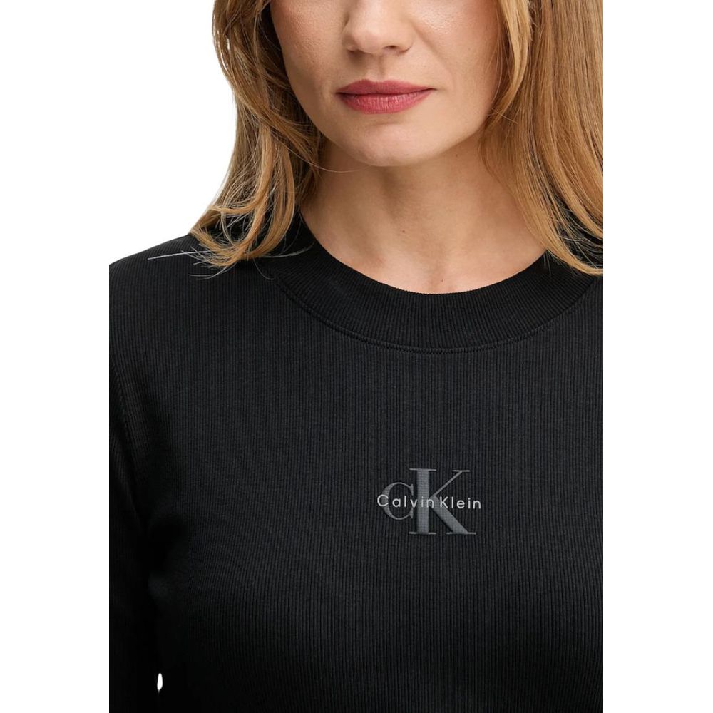 Calvin Klein Jeans | Black Cotton Long Sleeve T-Shirt