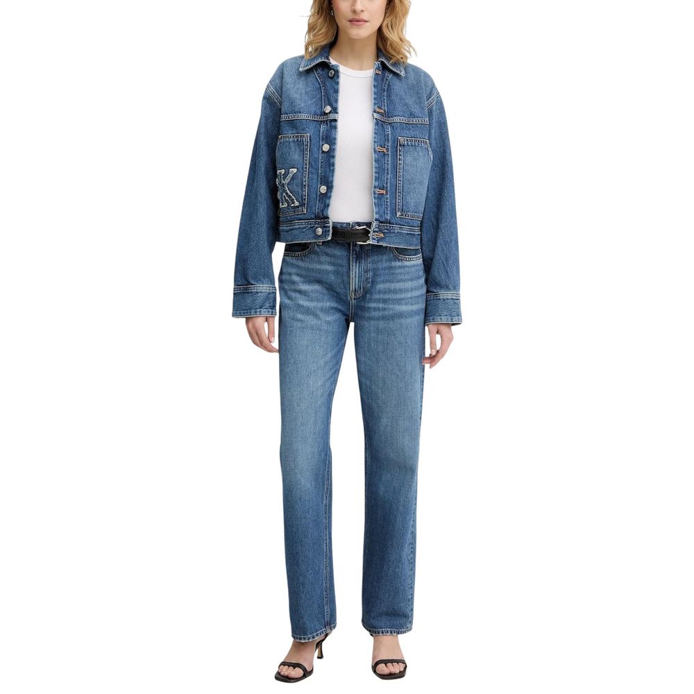 Calvin Klein Jeans | Blue Cotton Mom Jeans