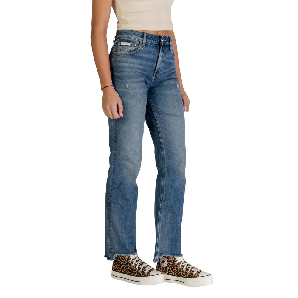 Calvin Klein Jeans | Blue Cotton Mom Jeans